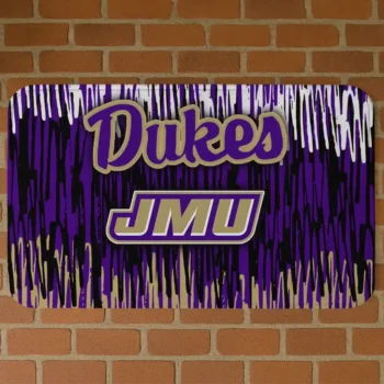 James Madison Dukes Vertical Flow Purple Doormat