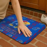 kansas-jayhawks-bolt-row-blue-doormat-best-selling.webp
