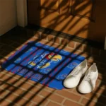 kansas-jayhawks-bolt-row-blue-doormat-best-selling.webp