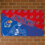 Kansas Jayhawks Football Pride Blue Doormat