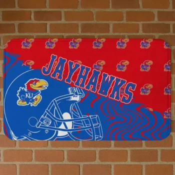 Kansas Jayhawks Football Pride Blue Doormat