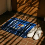 kansas-jayhawks-graphic-stripes-blue-doormat-best-selling.webp