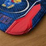 kansas-jayhawks-hexagon-oval-blue-doormat-best-selling.webp
