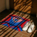 kansas-jayhawks-ninja-mesh-blue-doormat-best-selling.webp