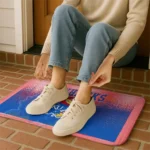 kansas-jayhawks-pixel-blur-blue-doormat-best-selling.webp