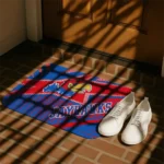 kansas-jayhawks-sharp-flash-blue-doormat-best-selling.webp