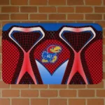 Kansas Jayhawks Torso Pattern Red Crocs Doormat