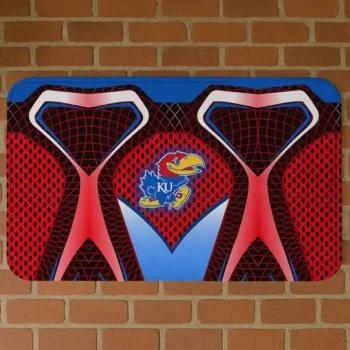 Kansas Jayhawks Torso Pattern Red Crocs Doormat