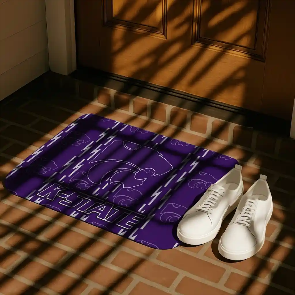 kansas-state-wildcats-bolt-row-purple-doormat-trendy.webp