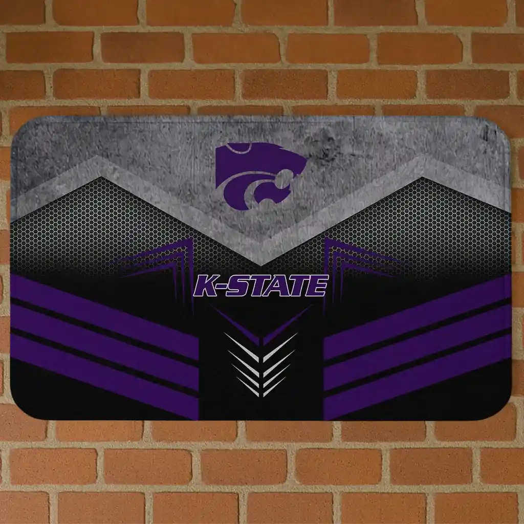 kansas-state-wildcats-chevron-points-purple-black-doormat-best-selling.webp kansas state wildcats chevron points purple black doormat best selling