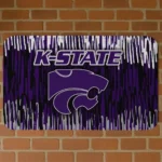 Kansas State Wildcats Vertical Flow Purple Doormat