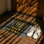 kennesaw-state-owls-hexagon-oval-gold-doormat-best-selling.webp