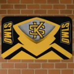 kennesaw-state-owls-ninja-mesh-gold-doormat-best-selling.webp
