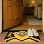 kennesaw-state-owls-ninja-mesh-gold-doormat-best-selling.webp