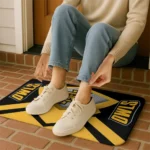kennesaw-state-owls-ninja-mesh-gold-doormat-best-selling.webp