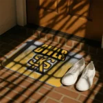kennesaw-state-owls-pixel-blur-gold-doormat-best-selling.webp