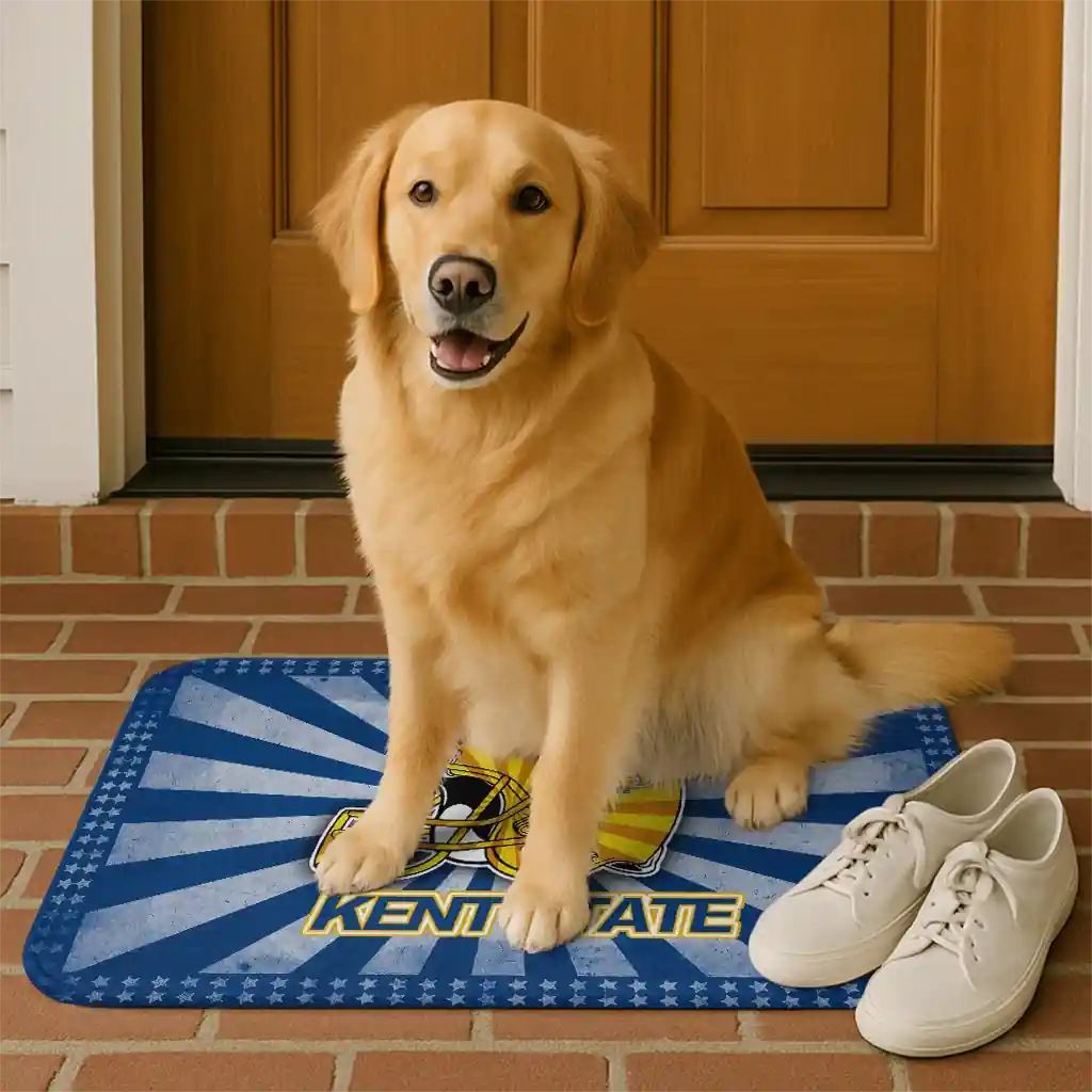 kent-state-golden-flashes-helmet-centerpiece-navy-blue-doormat-high-quality.webp
