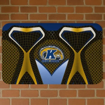 Kent State Golden Flashes Torso Pattern Doormat