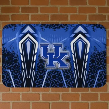 Kentucky Wildcats Graphic Stripes Blue Doormat