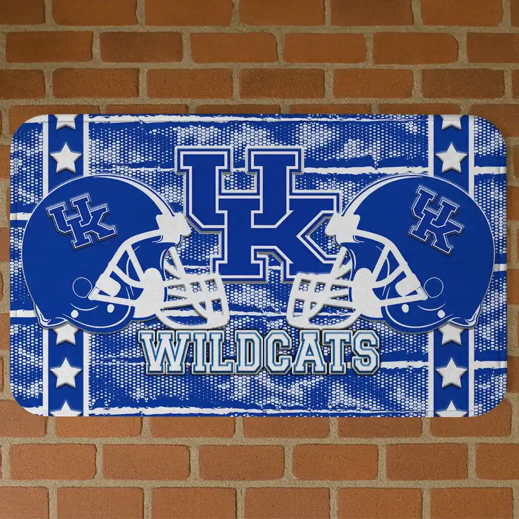 kentucky-wildcats-helmet-illustration-blue-doormat-best-selling.webp kentucky wildcats helmet illustration blue doormat best selling