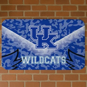 Kentucky Wildcats Layered Lines Blue Doormat
