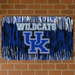 Kentucky Wildcats Vertical Flow Blue Doormat
