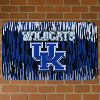 Kentucky Wildcats Vertical Flow Blue Doormat