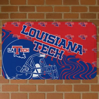 LA Tech Football Pride Blue Doormat