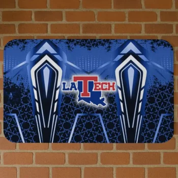 LA Tech Graphic Stripes Blue Doormat
