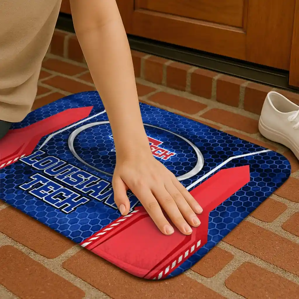 la-tech-hexagon-oval-blue-doormat-premium-grade.webp