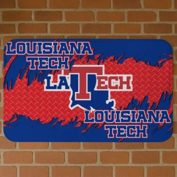 LA Tech Plate Rip Blue Doormat
