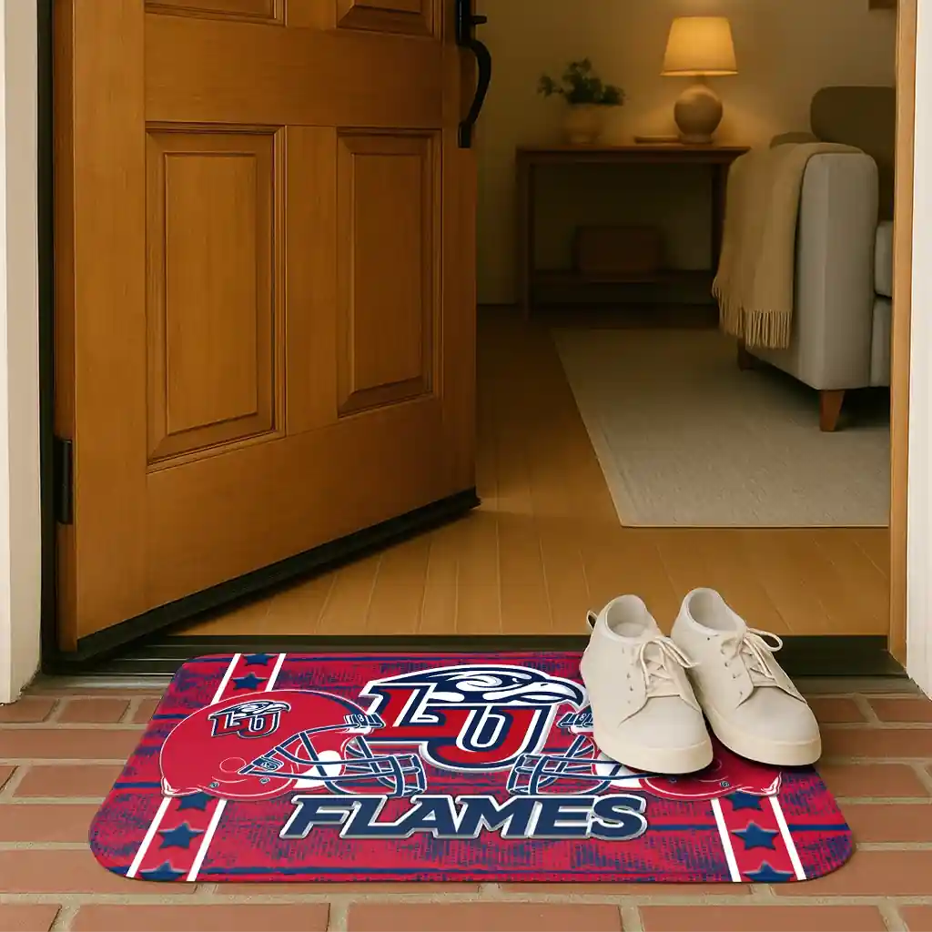 liberty-flames-helmet-illustration-red-doormat-fashion-forward.webp