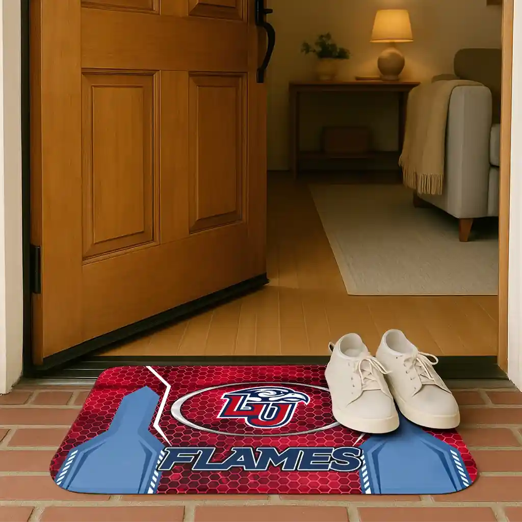 liberty-flames-hexagon-oval-red-doormat-fashion-forward.webp