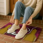 louisiana-monroe-warhawks-hexagon-oval-red-doormat-best-selling.webp