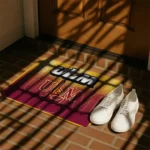 louisiana-monroe-warhawks-pixel-blur-red-doormat-best-selling.webp
