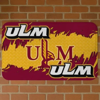 Louisiana-Monroe Warhawks Plate Rip Red Doormat