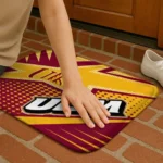 louisiana-monroe-warhawks-sharp-flash-red-doormat-best-selling.webp
