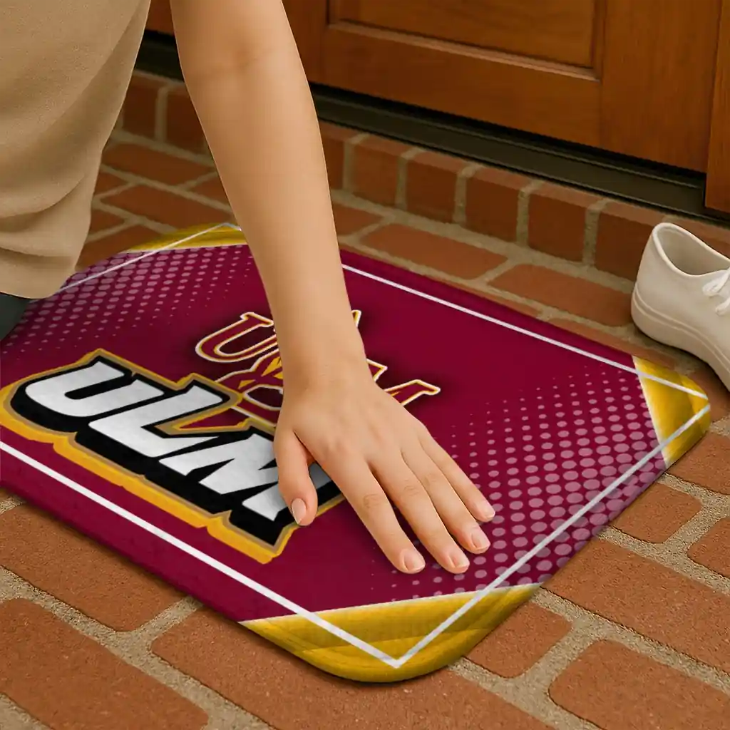 louisiana-monroe-warhawks-silver-halftone-red-doormat-premium-grade.webp