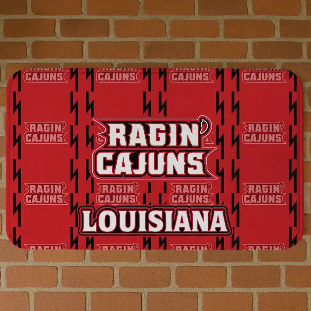 louisiana-ragin-cajuns-bolt-row-red-doormat-best-selling.webp louisiana ragin cajuns bolt row red doormat best selling