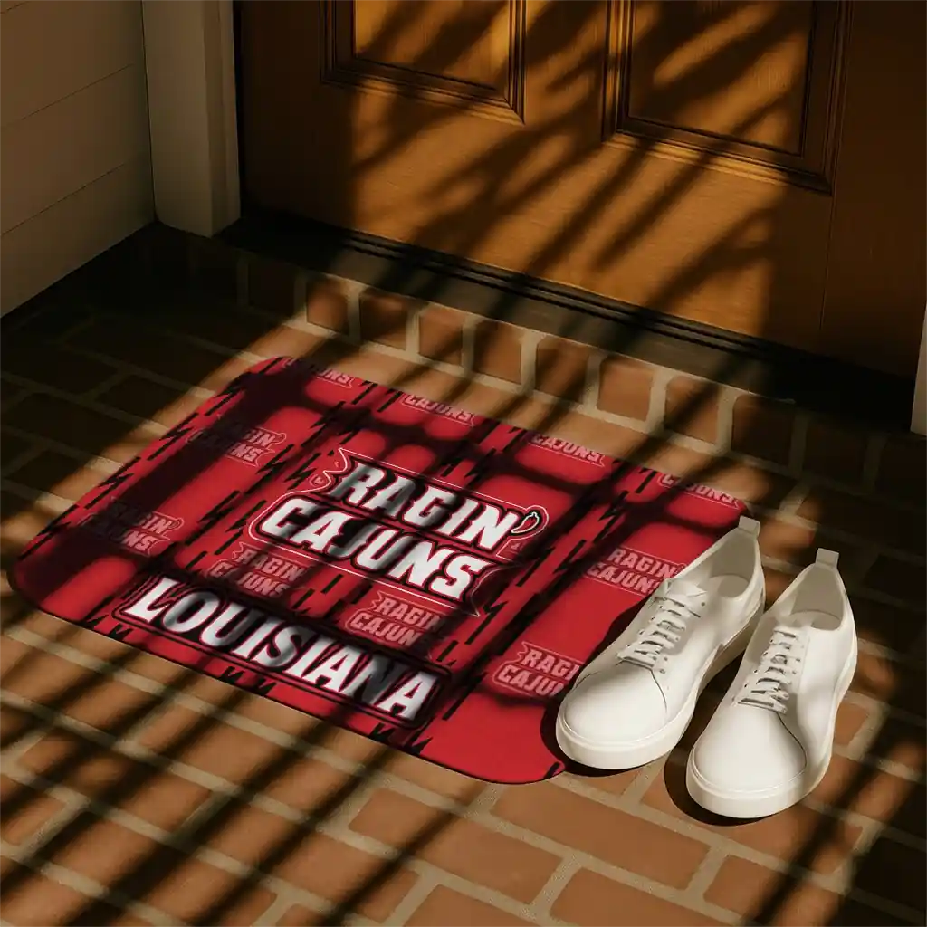 louisiana-ragin-cajuns-bolt-row-red-doormat-trendy.webp