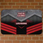 louisiana-ragin-cajuns-chevron-points-red-black-doormat-best-selling.webp