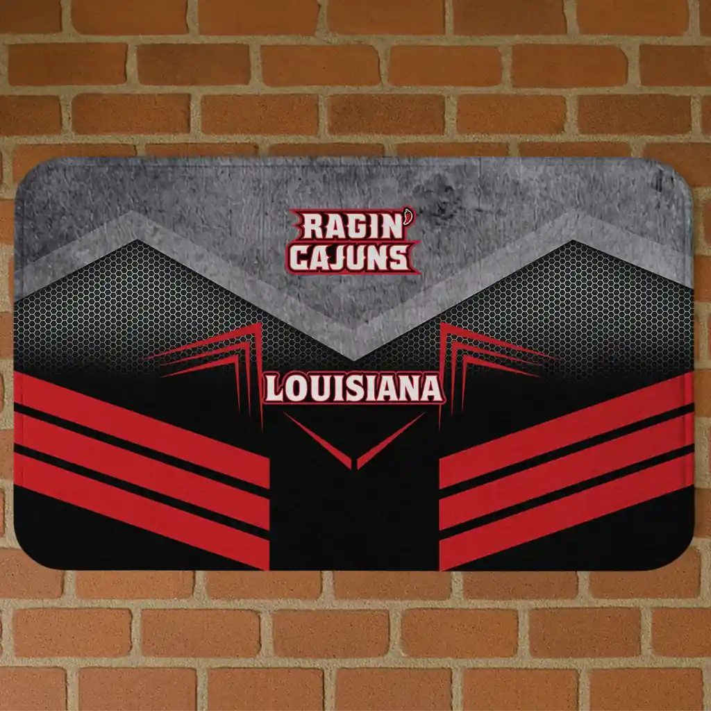 louisiana-ragin-cajuns-chevron-points-red-black-doormat-best-selling.webp louisiana ragin cajuns chevron points red black doormat best selling