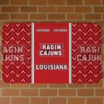 louisiana-ragin-cajuns-chevron-stack-red-doormat-best-selling.webp