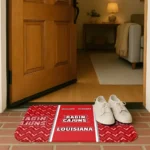 louisiana-ragin-cajuns-chevron-stack-red-doormat-best-selling.webp