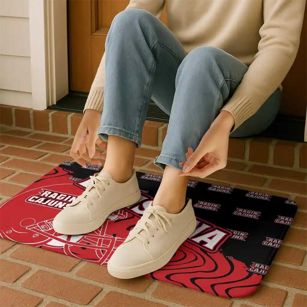 louisiana-ragin-cajuns-football-pride-red-doormat-top-rated.webp
