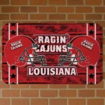 louisiana-ragin-cajuns-helmet-illustration-red-doormat-best-selling.webp