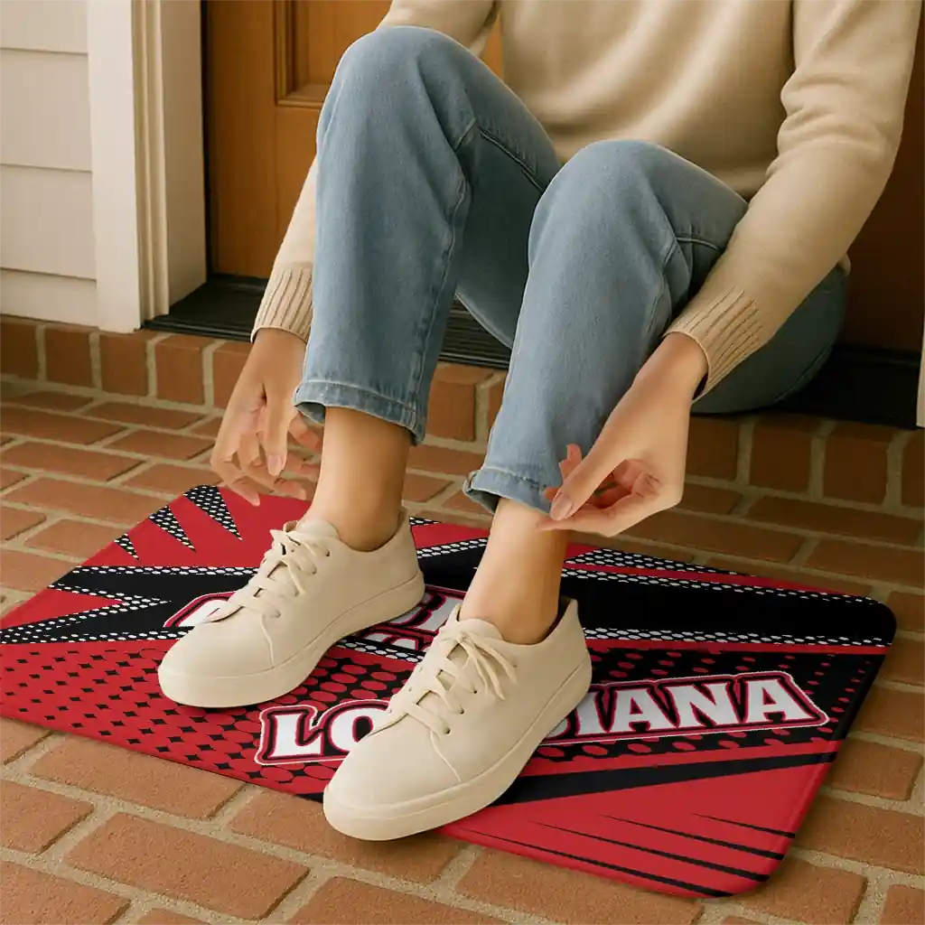 louisiana-ragin-cajuns-sharp-flash-red-doormat-top-rated.webp
