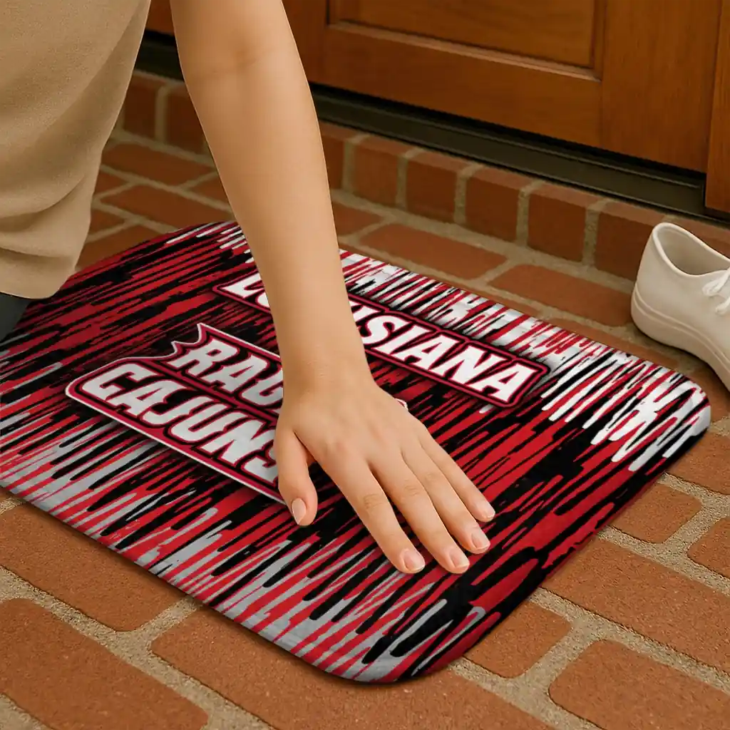louisiana-ragin-cajuns-vertical-flow-red-doormat-premium-grade.webp