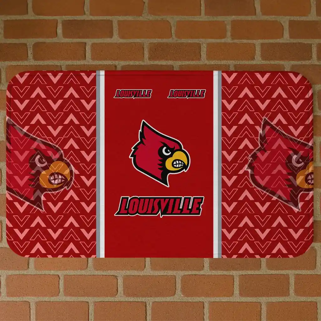 louisville-cardinals-chevron-stack-red-doormat-best-selling.webp louisville cardinals chevron stack red doormat best selling