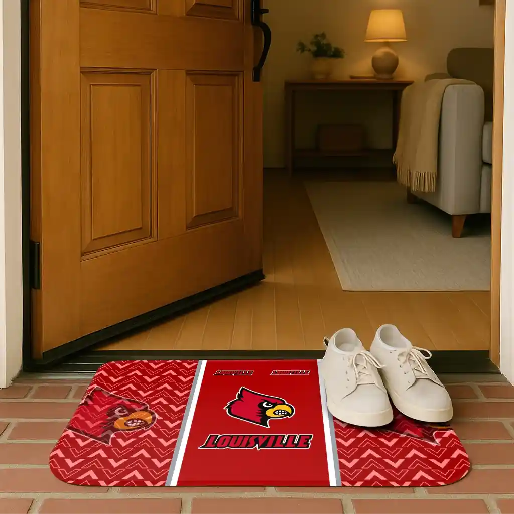 louisville-cardinals-chevron-stack-red-doormat-fashion-forward.webp
